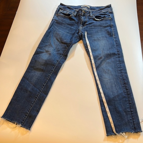 CAbi women’s jeans size 0 style 917 medium wash Boyfriend cut cropped ankle - Picture 11 of 12